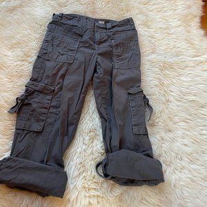 Grey Cargo Pants